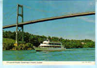 1000islander under the 1000 Islands Bridge