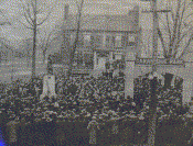 1920,  Unveiling of Soldiers' Monument, Gananoque, Ontario.