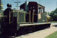 "Susan Push" An old train by town park Gananoque 1000 Islands