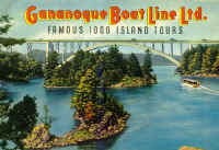 Gananoque Boat Line old poster