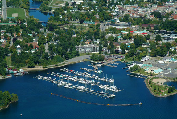 Gananoque Marina 1000 Islands Onatrio Canada, Town of Gananoque Municipal Marina
