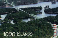 1000 Islands bridge linking Canada and the United States