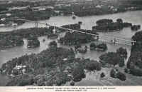 Old view of the Thousand Islands Bridge