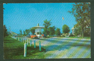 Toll bridge 1000 Islands Ontario East Canada
